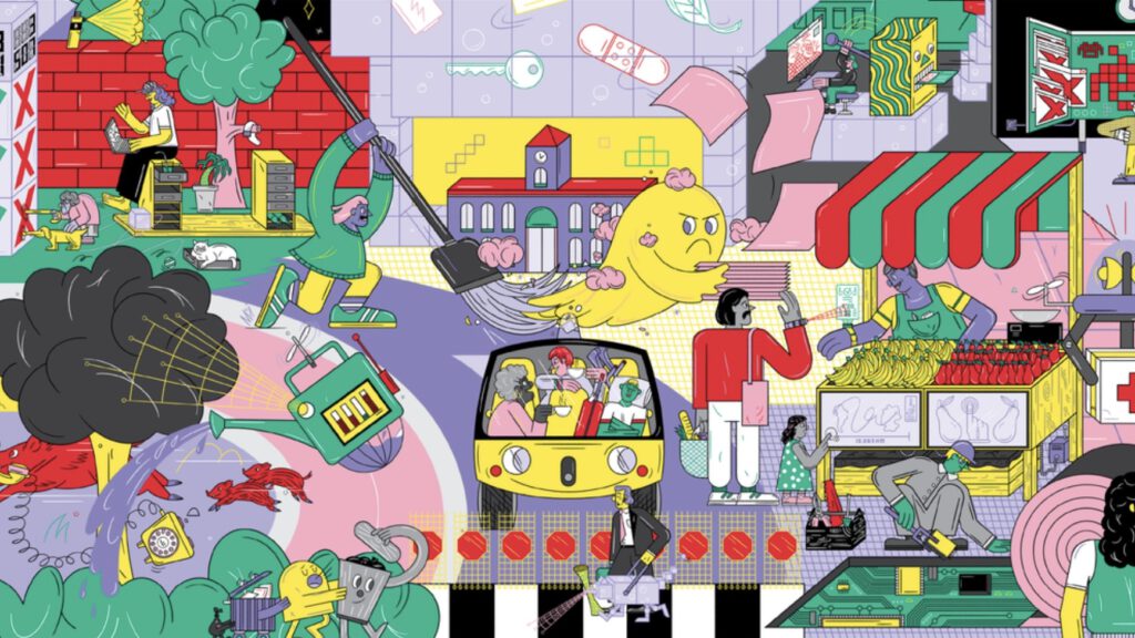 Smart City Berlin: Grafik von Gemeinsam Digital: Berlin